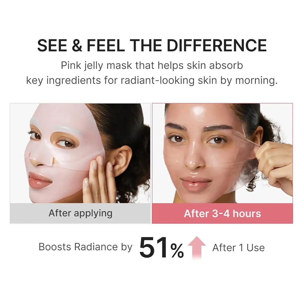 PDRN Pink Collagen Gel Mask – Color-Changing Absorption For Overnight Glass Glow