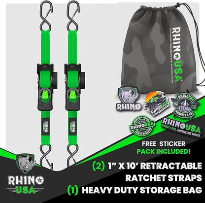 Professional Automatic Retractable Ratchet Tie-Down Straps