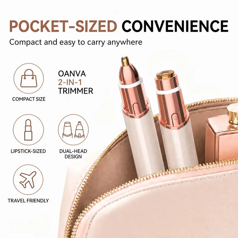 Facial Hair Remover – Touch-Activated Painless For Silky-Smooth Skin