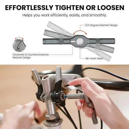 Ratchet Screwdriver – 24-In-1 Transformable T-Handle For Effortless Home & Gadget Repair