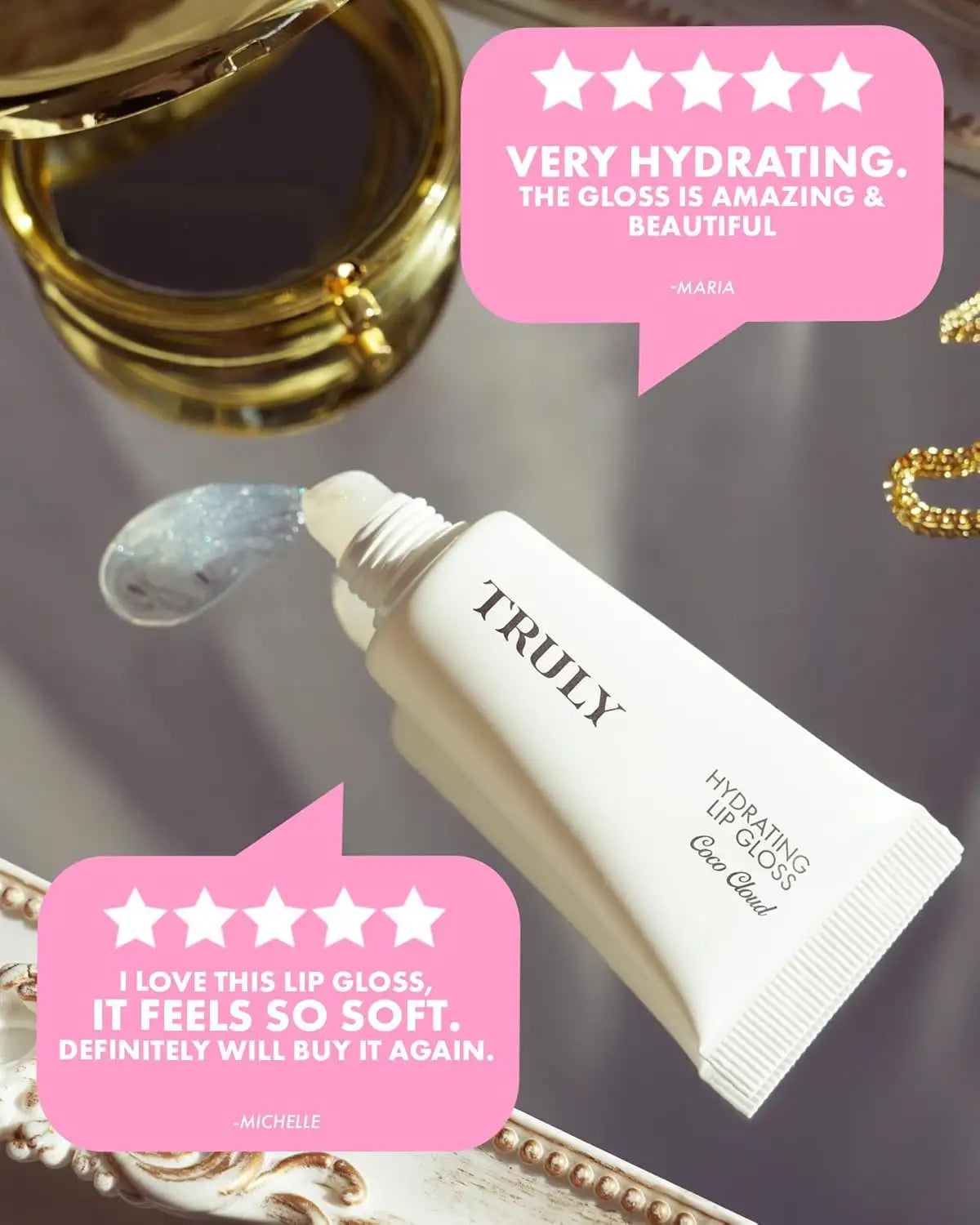 Mirror-Like High Shine Without The Sticky Mess - Hydrating Lip Gloss