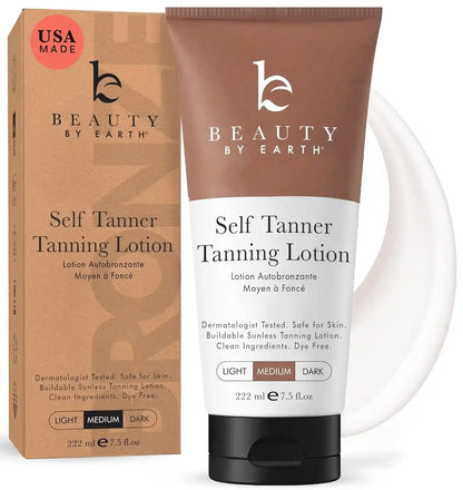 Tanning Lotion Self Tanner - Get a Flawless Natural Sunless Glow Without Streaks