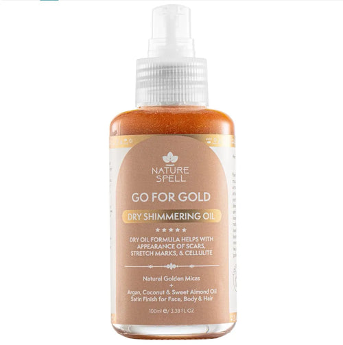 Dry Shimmering Oil – Natural Golden Micas & Triple Nutritive Oils For An Instant Sun-Kissed Radiant Glow