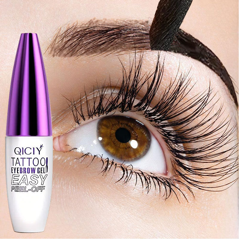 Easy Peel-Off Eyebrow Tint Gel For Fuller Waterproof Brows
