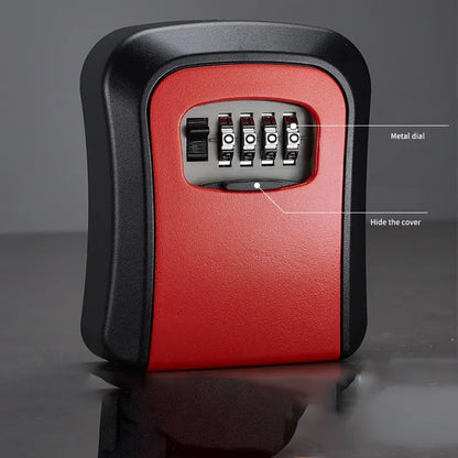 Heavy-Duty Wall Mount Key Lock Box – 4-Digit Weatherproof Anti-Theft Security Safe | Buy 1 Get 1 Free