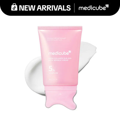 Neck & Jawline Massage Cream – Built-In Glide Applicator For Daily Hydration Care
