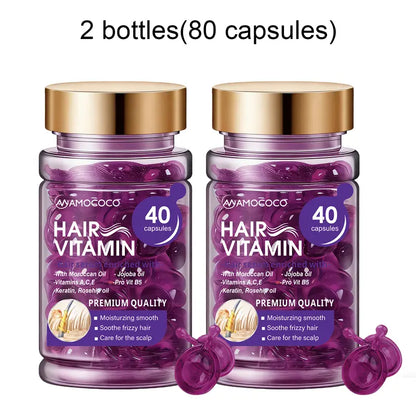 Hair Oil Capsules – 7X Damage Repair For Silky Frizz-Free Hair