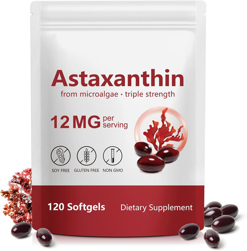 Ultra-Potent 12mg Natural Astaxanthin