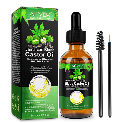 Jamaican Black Castor Oil for Stronger-Looking Hair, Softer Skin & Healthier-Looking Nails