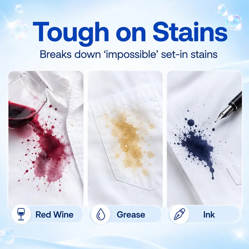 Stain Remover Spray – Fast-Acting Enzyme Action For Flawless, Spotless Fabrics