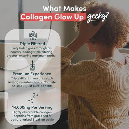 Hydrolyzed Collagen Powder – 14,000mg Triple-Filtered Formula For Ultimate Skin & Body Glow Up