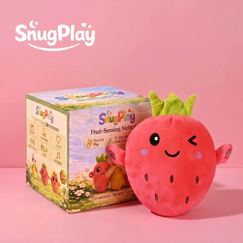 Squeeze & Laugh: Musical Fruit Plushie Set