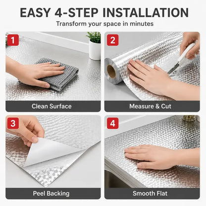Oil-Proof Heat-Resistant Kitchen Aluminum Foil Sticker | Buy 1 Get 1 Free