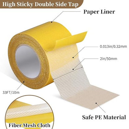 Double-Sided Mesh Tape – Ultra-Strong Heavy-Duty Adhesive For Instant Residue-Free Bonding