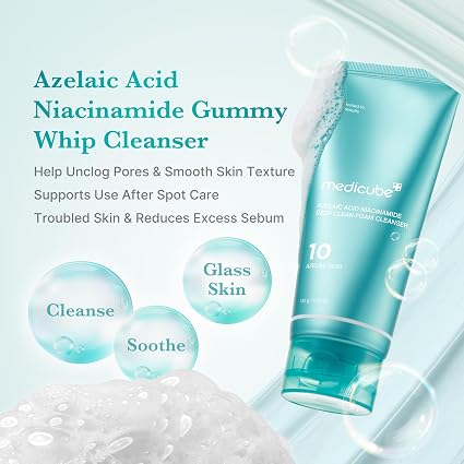 Facial Cleanser – Azelaic Acid & Niacinamide Formula For Clear Blemish-Free Skin