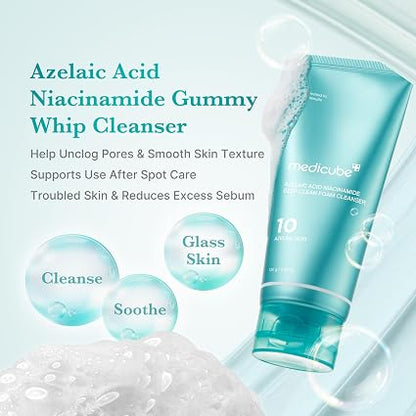 Facial Cleanser – Azelaic Acid & Niacinamide Formula For Clear Blemish-Free Skin