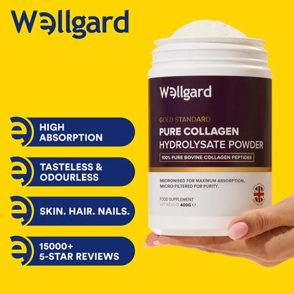 Pure Collagen Hydrolysate Powder – Micronised Peptides for Skin, Hair & Nails
