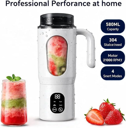 Portable Blender – 12-Blade Ice Crushing System For Smoothies On-The-Go