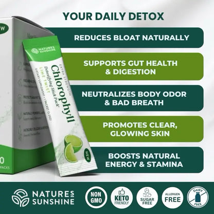 Extra Strength Chlorophyll Lime Twist Sticks for Daily Detox & Fresh Confidence