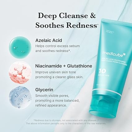 Facial Cleanser – Azelaic Acid & Niacinamide Formula For Clear Blemish-Free Skin