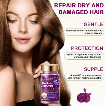 Hair Oil Capsules – 7X Damage Repair For Silky Frizz-Free Hair
