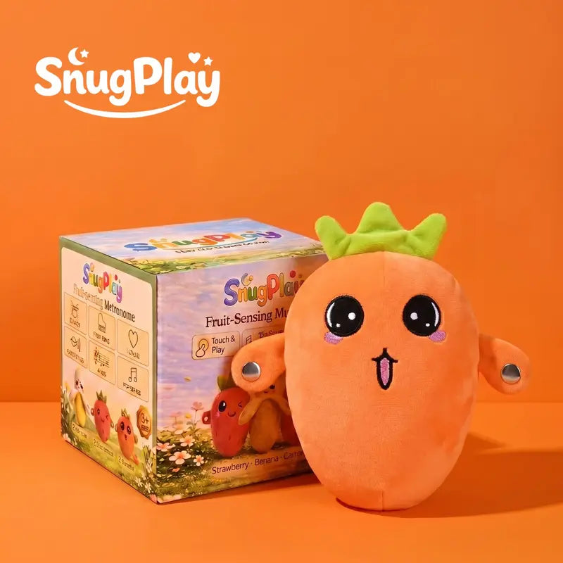 Squeeze & Laugh: Musical Fruit Plushie Set