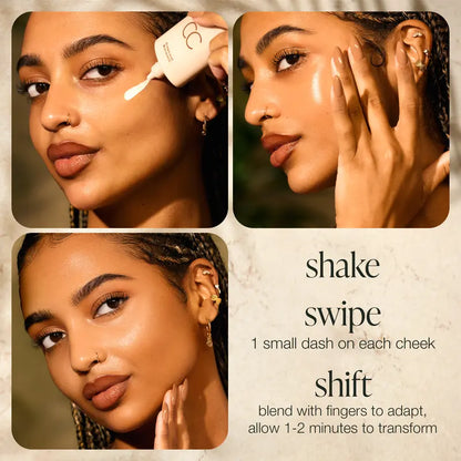 Tinted Serum & Powder – Color-Changing Magic For Flawless Blurred Skin