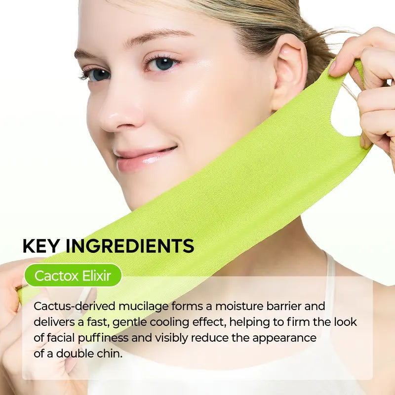 V-Lifting Mewing Band – Cactus Ice Cooling For Instant Chin & Jawline Sculpting