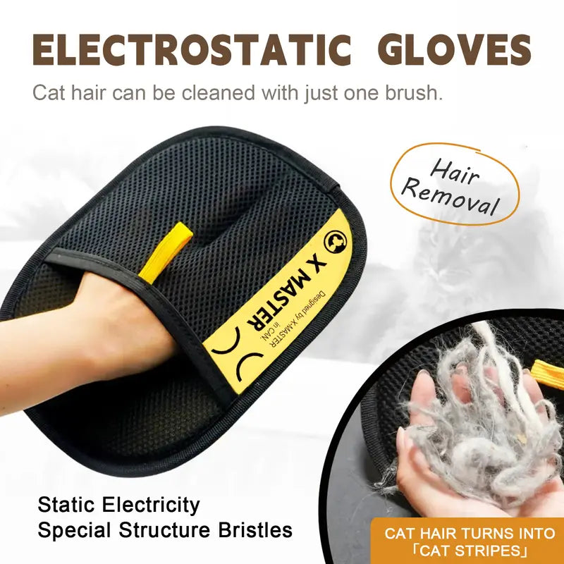 Pet Hair Remover Glove – Easily Removes Fur From Pets & Home