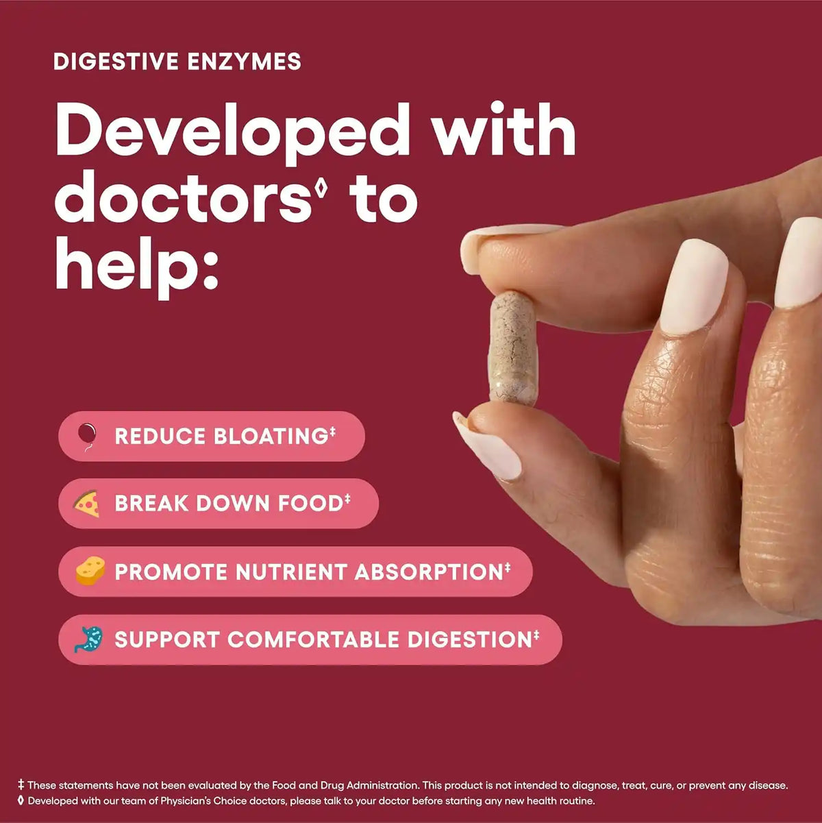 Digestive Enzymes – 16-Enzyme Dual Action Formula For Fast Bloating & Mealtime Relief