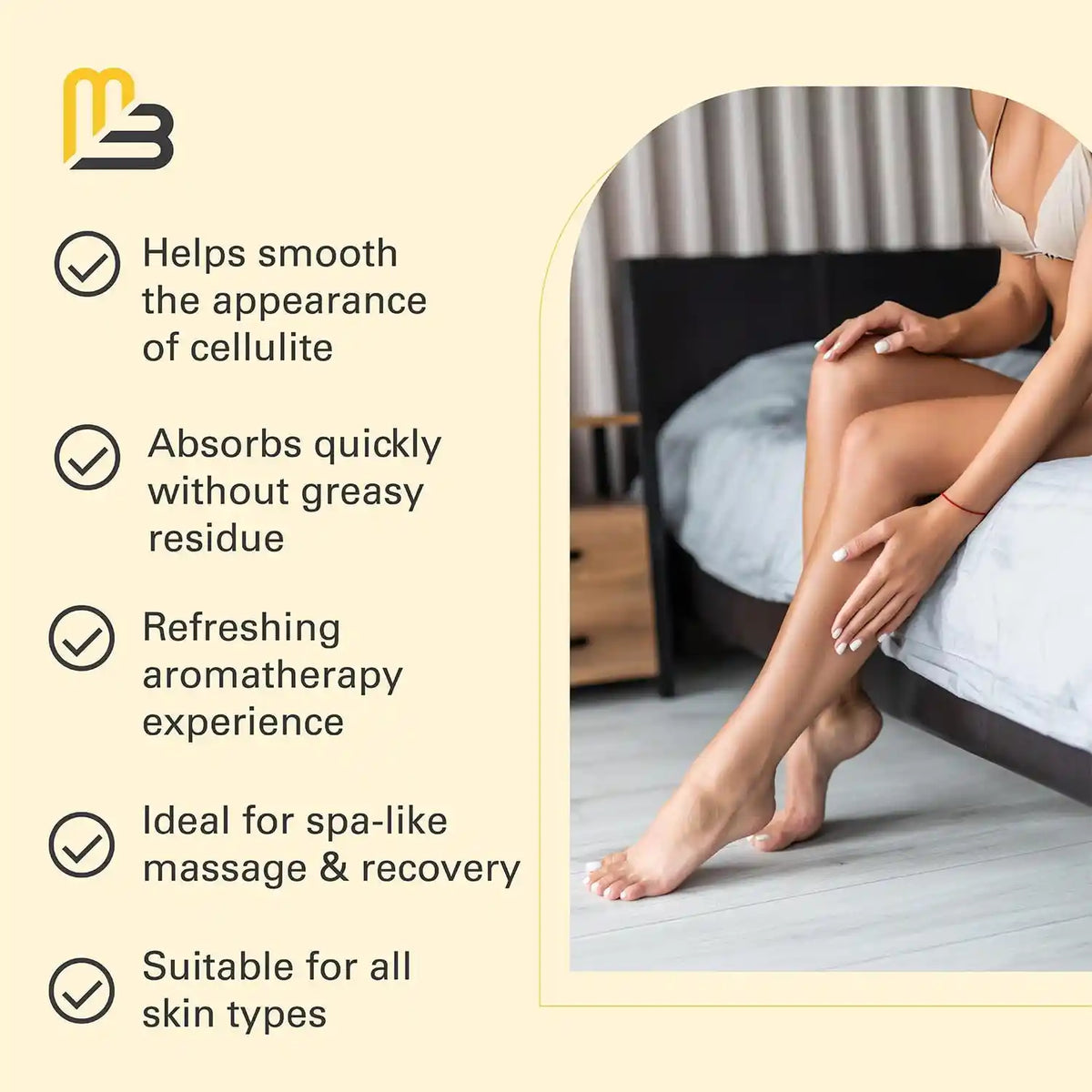 Firming Body Massage Oil with Collagen & Stem Cell – Helps Smooth the Appearance of Cellulite & Improve Skin Texture