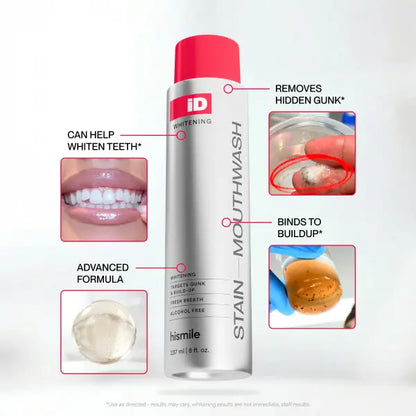 Stain Whitening Mouthwash – Hydrogen Peroxide for Fast Whitening & Deep Stain Removal