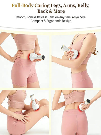 Handheld Meridian Massager – Microcurrent & Thermal Therapy For Full-Body Lymphatic Sculpting