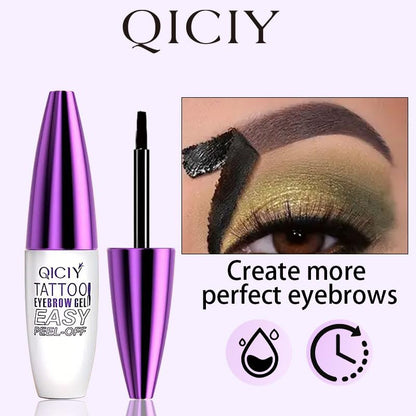 Easy Peel-Off Eyebrow Tint Gel For Fuller Waterproof Brows