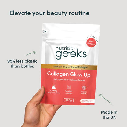 Hydrolyzed Collagen Powder – 14,000mg Triple-Filtered Formula For Ultimate Skin & Body Glow Up
