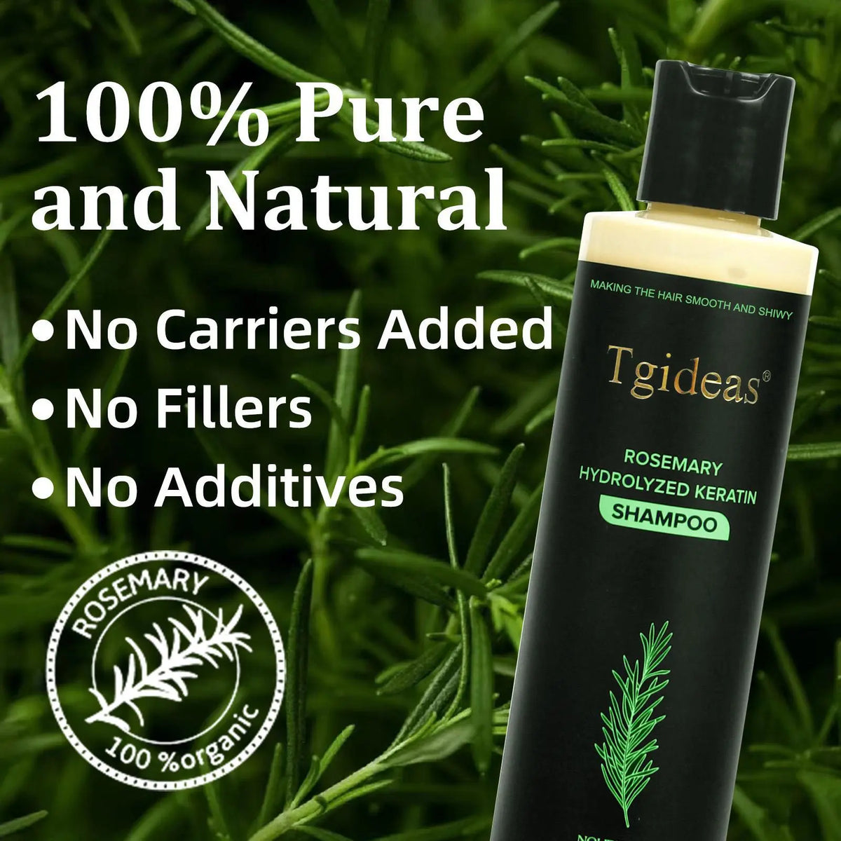 Rosemary Hair Growth Shampoo For Thicker, Stronger & Cleaner Hair