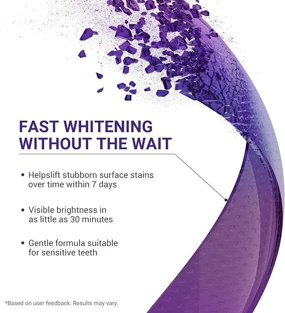 Purple Teeth Whitening Strips – PAP+ & nHAP Dual-Action Tech For Zero-Sensitivity Brighter Smiles