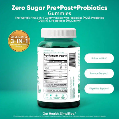 Gummies – Zero Sugar Triple Formula For Maximum Daily Wellness & Vitality