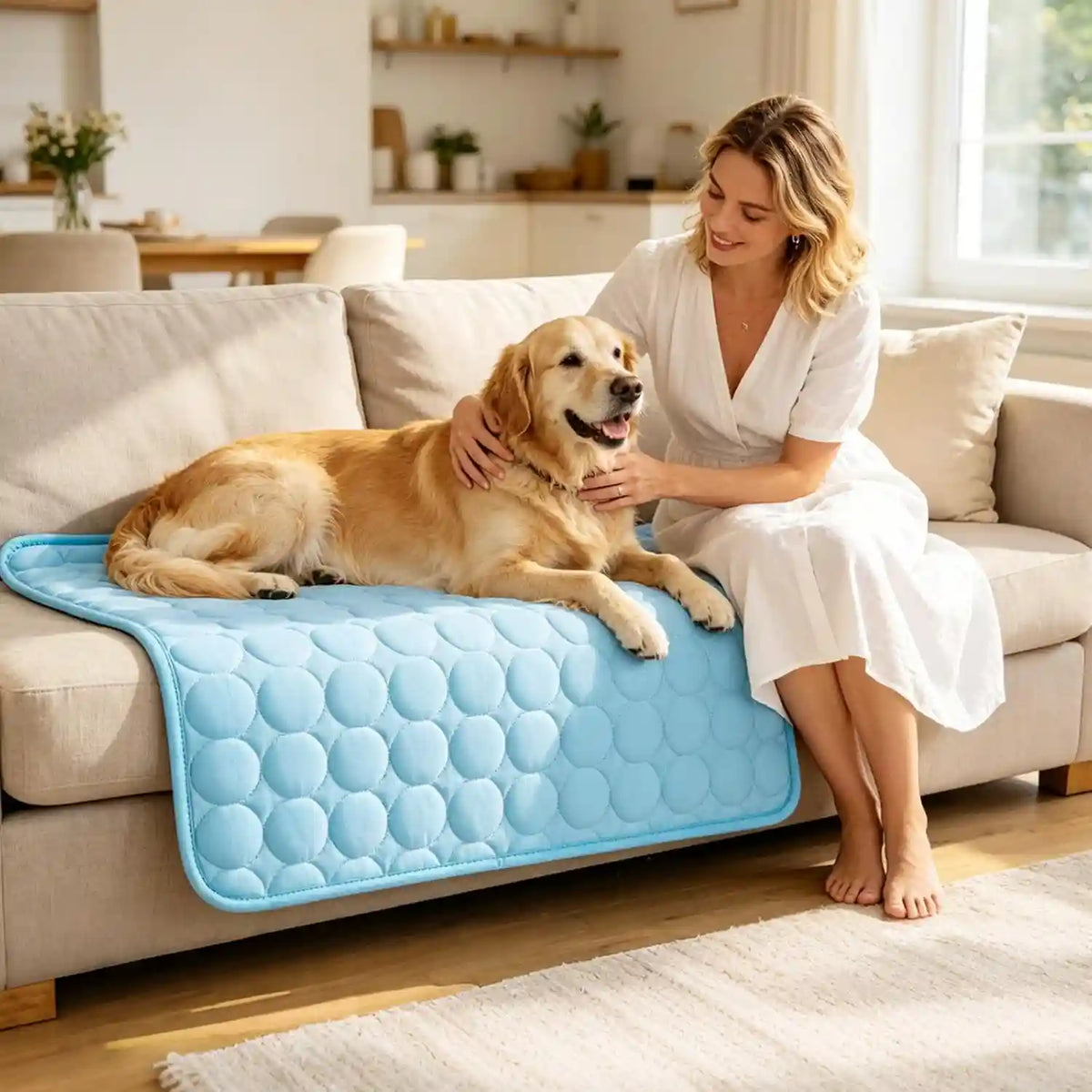 Pet Cooling Mat – Instant Ice Silk Technology For Maximum Summer Comfort
