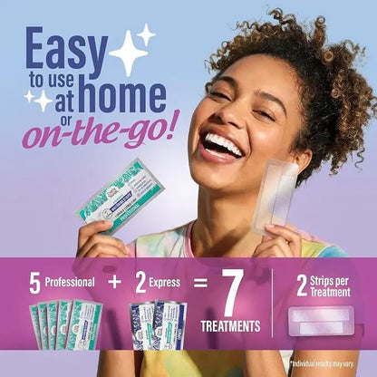 Teeth Whitening Strips – Coconut Oil & Non-Slip Tech For Shimmering White Smiles Without Sensitivity
