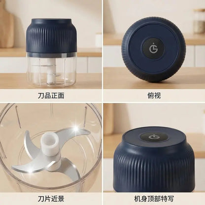Mini Electric Food Chopper – 6-Blade Cyclone System For Effortless 10-Second Meal Prep