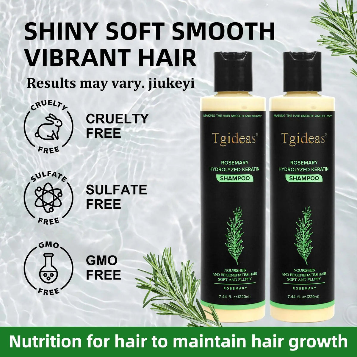 Rosemary Hair Growth Shampoo For Thicker, Stronger & Cleaner Hair