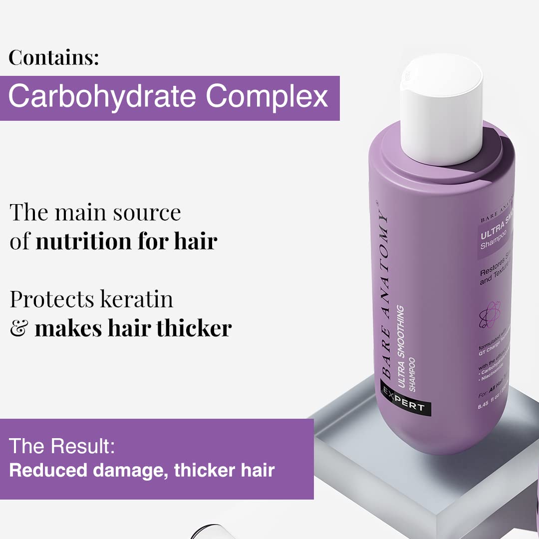 Ultra Smoothing Hair Trio – Advanced Carbohydrate Complex For 24H Frizz-Free Shine