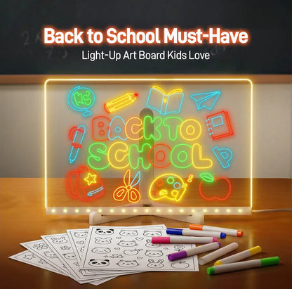 Light-Up Acrylic Drawing Board That Makes Every Kid’s Art Glow