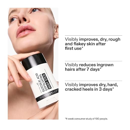 Glycolic Acid Exfoliating Body Stick – Easy-Glide AHA Formula For Smooth, Bump-Free Skin