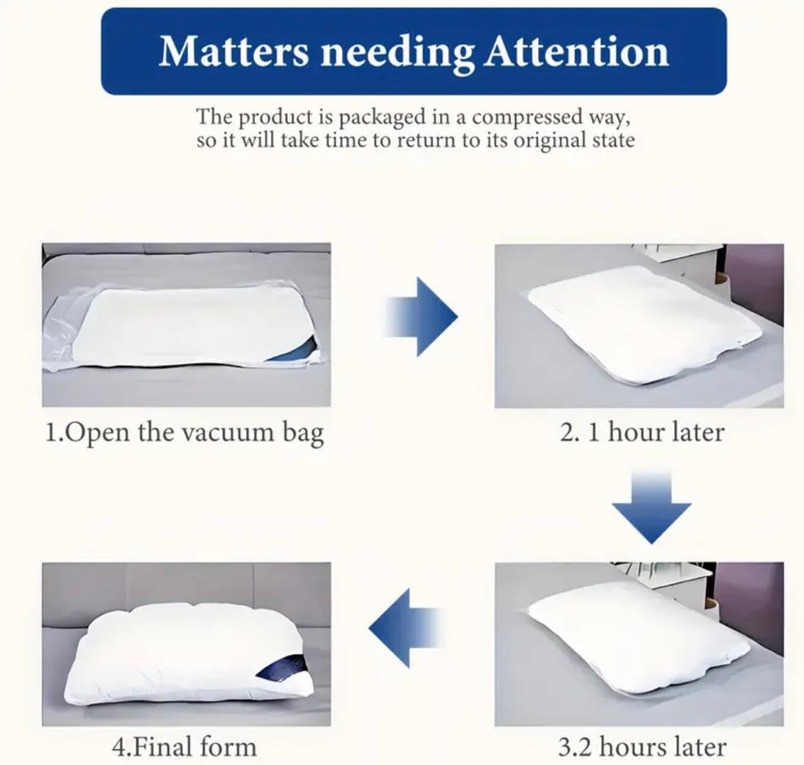 Deep Sleep Pillows – High-Bounce Cloud Support For Deep Sleep & Neck Relief