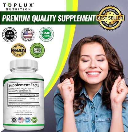 Moringa Oleifera Capsules – 1200mg Ultra Purity Extract For Natural Energy & Immune Vitality