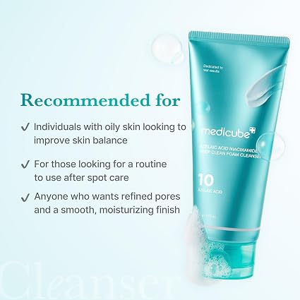 Facial Cleanser – Azelaic Acid & Niacinamide Formula For Clear Blemish-Free Skin