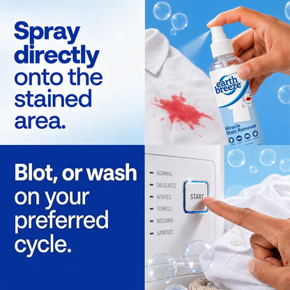 Stain Remover Spray – Fast-Acting Enzyme Action For Flawless, Spotless Fabrics