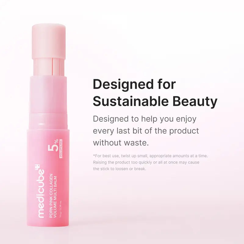 Collagen Volume Multi Balm Stick – 5% Volufiline & Liposomal PDRN For Instant Multi-Zone Line Plumping